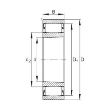 Toroidal roller bearings - C2219-XL-K