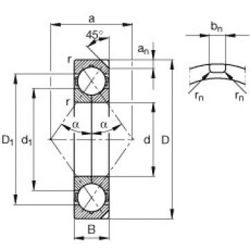 Four point contact bearings - QJ1021-N2-MPA