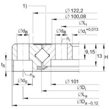 Crossed roller bearings - XU060111