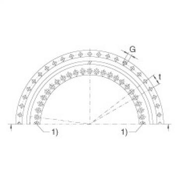 Axial angular contact ball bearings - ZKLDF100