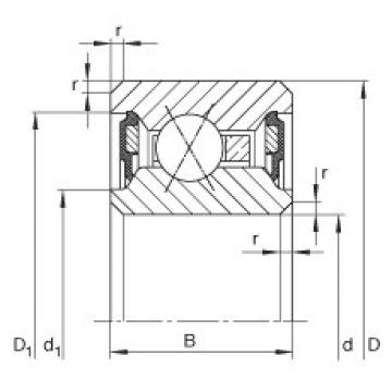 Thin section bearings - CSXU055-2RS