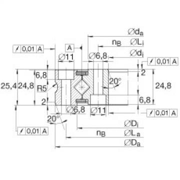 Crossed roller bearings - XSU080218