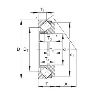 Axial spherical roller bearings - 292/500-E1-MB