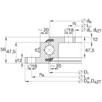 Four point contact bearings - VLU201094