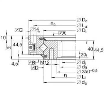 Crossed roller bearings - XSI140414-N