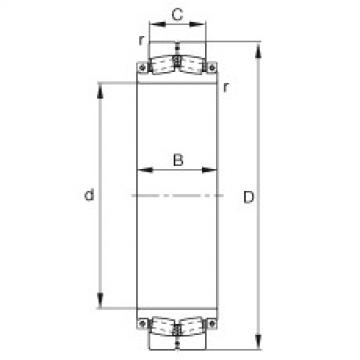 Spherical roller bearings - 230SM630-MA