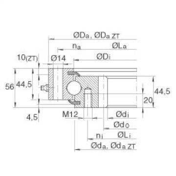 Four point contact bearings - VSI200544-N