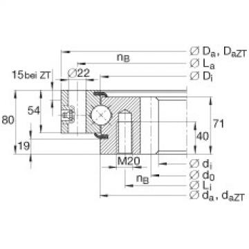 Four point contact bearings - VSI250855-N