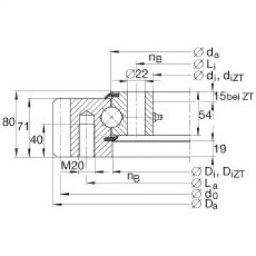 Four point contact bearings - VSA250755-N