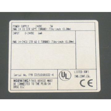 ABB PROCONTIC ICSI16D1 REMOTE I/O MODULE 120VAC, 10VA