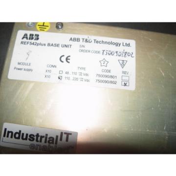 ABB REF542PLUS AUTOMATION Machine Terminal BASE UNIT 110V-220V