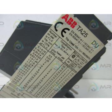 ABB TA25DU4.0 THERMAL OVERLOAD RELAY *NEW NO BOX*