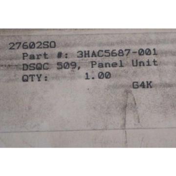 NEW ABB DSQC-509 PANEL BOARD 3HAC 5687-1 , DSQC509