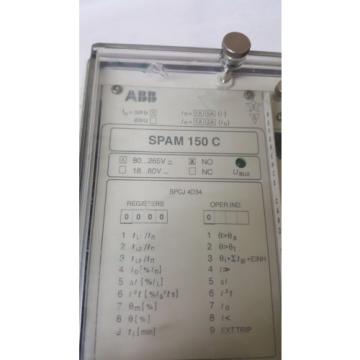 ABB Motor protection relay SPAM 150 C