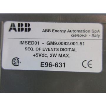 ABB Bailey IMSED01 Symphony Sequence Of Events Digital Module GM9.0082.001.51