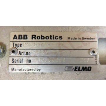 ABB Robotics ELMO PS 60/4-75-P  |  Servo Motor with 5692 435-R Resolver