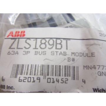 LOT OF 3 ABB ZLS189BT BUS STAB MODULE *NEW IN FACTORY BAG*