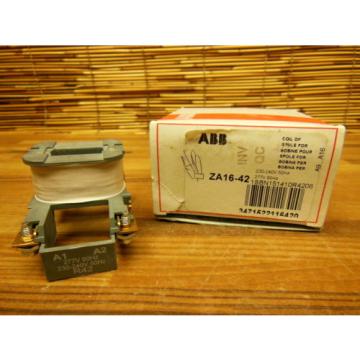 ABB ZA16-42 coil 230-240V 50hz 277 60hz