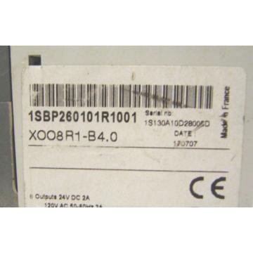 ABB  OUTPUT MODULE  1SBP260101R1001  XOO8R1-B4.0  XO08R1-B4.0   60 Day Warranty!