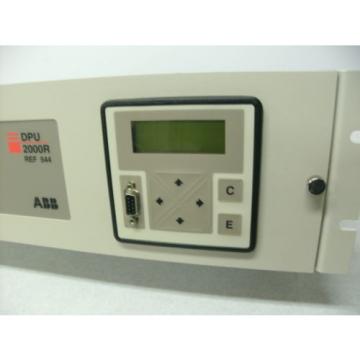 ABB DISTRIBUTION PROTECTION UNIT  DPU 2000R, MANUFACTURER REFURBISHED JUNE 2015