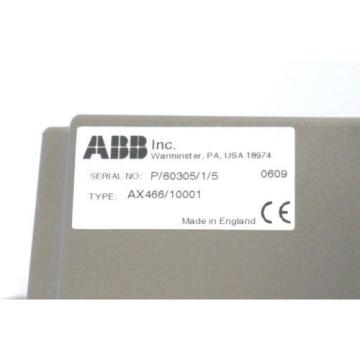 NEW ABB AX466/10001 PH ANALYZER AX46610001 100-240V