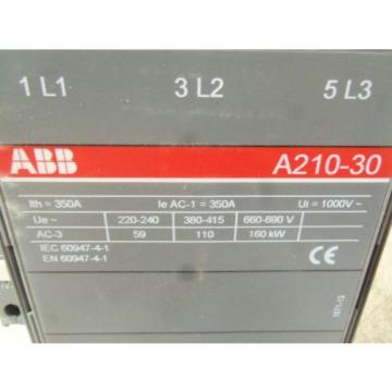 ABB A210-30-11 CONTACTOR *NEW IN BOX*