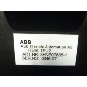 ABB 3HNE07665-1 3HNE076651 FLEXIBLE AUTOMATION PENDANT