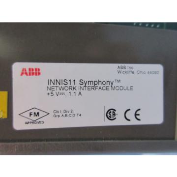 ABB Bailey INNIS11 Symphony Network Interface Module Assy 6644063B1 Infi-90 PLC