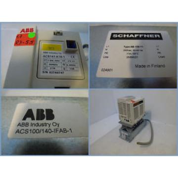 ABB ACS141-K18-1 Frequenzumrichter + Line-Filter Schaffner AB-109-11