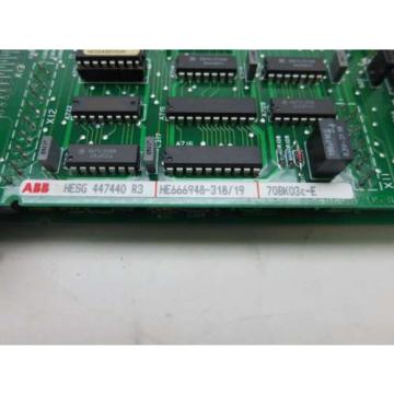 ABB HESG 447440 R3 70BK03C-E PCB CIRCUIT BOARD ALARM MODULE D514749