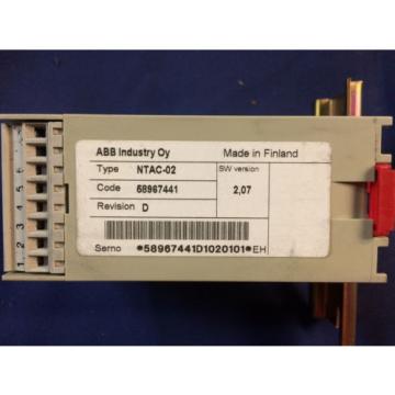 ABB NTAC-02 Pulse Encoder Interface Module