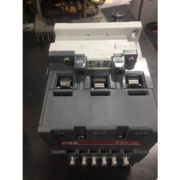 ABB Contactor A95-30 with Contact Block CAL5-11, 120V Coil