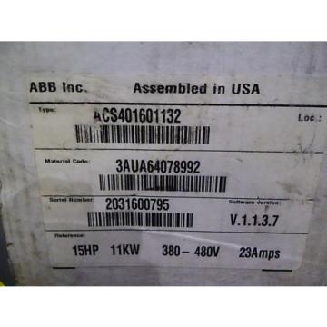 ABB ACS401601132 DRIVE AC *NEW IN BOX*