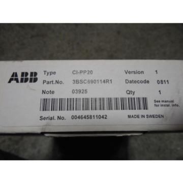 NEW ABB CI-PP20 Ethernet Expansion Card 3BSC690114R1
