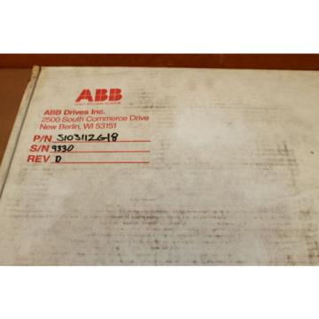 ABB ASSY S103112G18 CONTROL BOARD MODULE