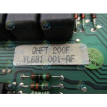 ABB QHFT200F YL681001-AF CIRCUIT BOARD *USED*