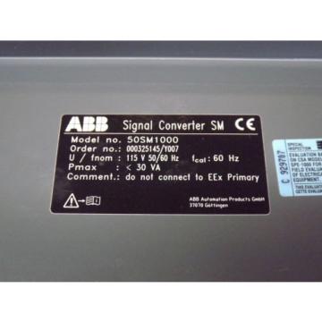 ABB Signal Converter MAG-SM 50SM1000 For SM Magnetic Flowmeter D699B147U01 NEW