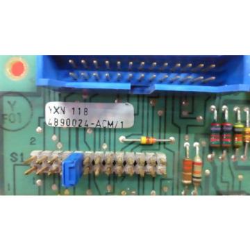 ASEA YXN 118, 4890024-ACM/1 FIELD BLOCK BOARD *ABB FACTORY REPAIRED* (3F6)