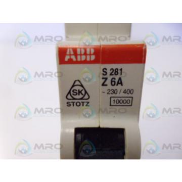 ABB S 281 Z 6A CIRCUIT BREAKER *NEW NO BOX*