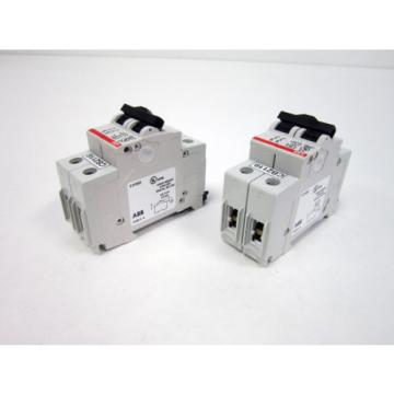 2x ABB S202U K20A HIGH PERFORMANCE CIRCUIT BREAKER 240VAC