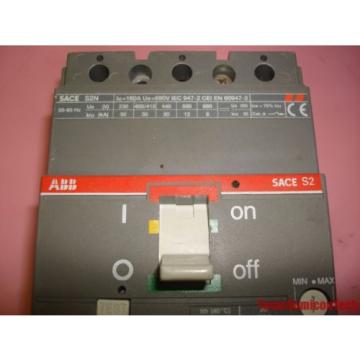 ABB SACE Isomax S2 S2N - Industrial Circuit Breaker 160A / 690VAC - 3 Pole