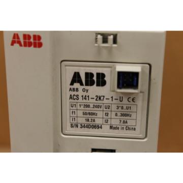 ABB ACS141-2K7-1-U DRIVE