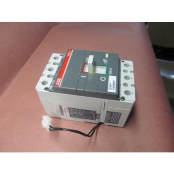 NEW ABB S3H-D 3 POLE 225 AMP 600 VOLT BREAKER WITH SHUNT TRIP