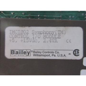 Bailey IMCIS02 infi-90 Control I/O Module Assy 6637087B1 ABB Symphony PLC Board