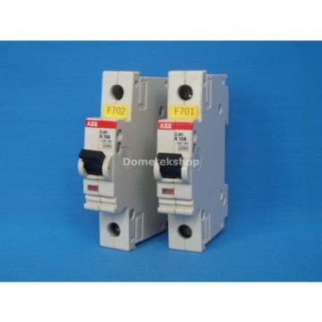 ABB S281 K10A Circuit Breaker (Lot of 2 Pieces)