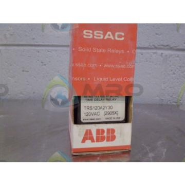 ABB TRS120A2Y30 TIME DELAY RELAY *NEW IN BOX*