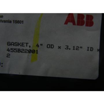 ABB 4 GASKETS  455B22003 -455B22002-455B22002    *NEW IN FACTORY BAG*