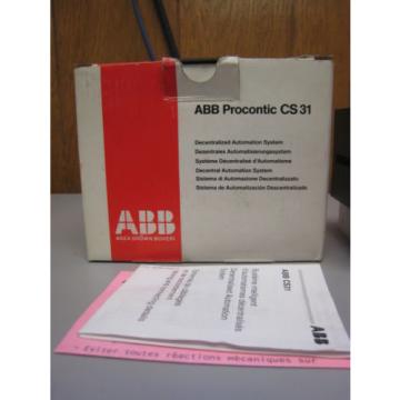 New ABB Procontic CS31 ICSO08R1-120 FPR3312101R0024 120V 10VA I/O Remote Unit