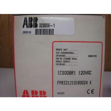 New ABB Procontic CS31 ICSO08R1-120 FPR3312101R0024 120V 10VA I/O Remote Unit