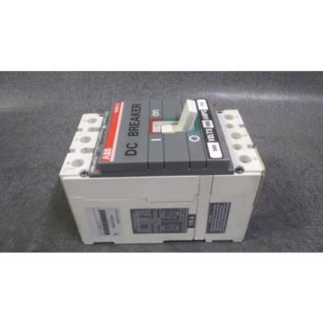 ABB DC CIRCUIT BREAKER S3B 175 AMP // 240 VAC 500 VDC // 2 POLE WITH AUX &amp; ALARM